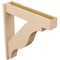 Ekena Millwork 7 1/2-in W x 36-in D x 40-in H Funston Block Rough Cedar Woodgrain TimberThane Outlooker, Primed Tan OUTUR075X36X40FST44RCPR - alternate 2